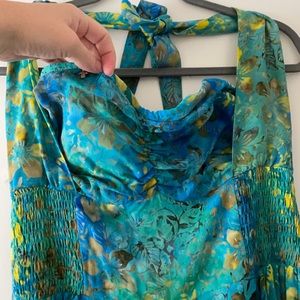 Vintage cut Hawaiian Print Dress